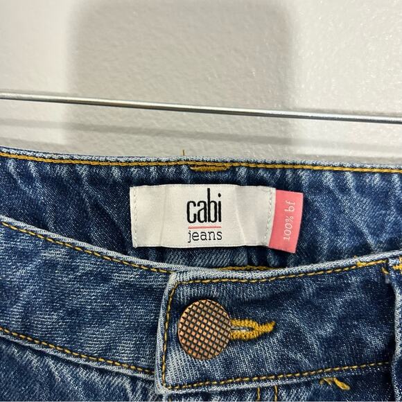 Cabi 100% Bf Boyfriend Distressed Cotton
Jeans Style 4152 Size 4 Nwot - Picture 5 of 11